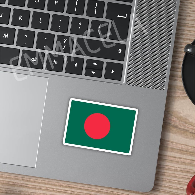 EMMACELA (3PCS) Bangladesh Flag stickers, Countries Flag Stickers - Waterproof Vinyl Decals For Laptops, Tumblers, Water Bottles, Books, Scrapbooks, Size 3 x 2 Inch - Image 4